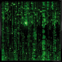 Matrix digital rain